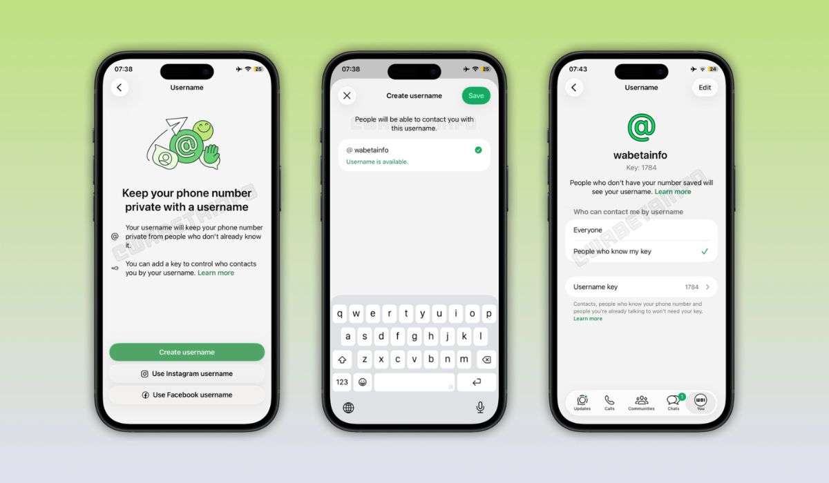 WhatsApp Lets Users Reserve Usernames Early